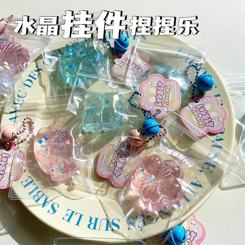 Mini Crystal Cat Claw Pendant Koala stress relief squishy fidget toy mochi antistress adult  Kids Slow Rebound sensory toys 3