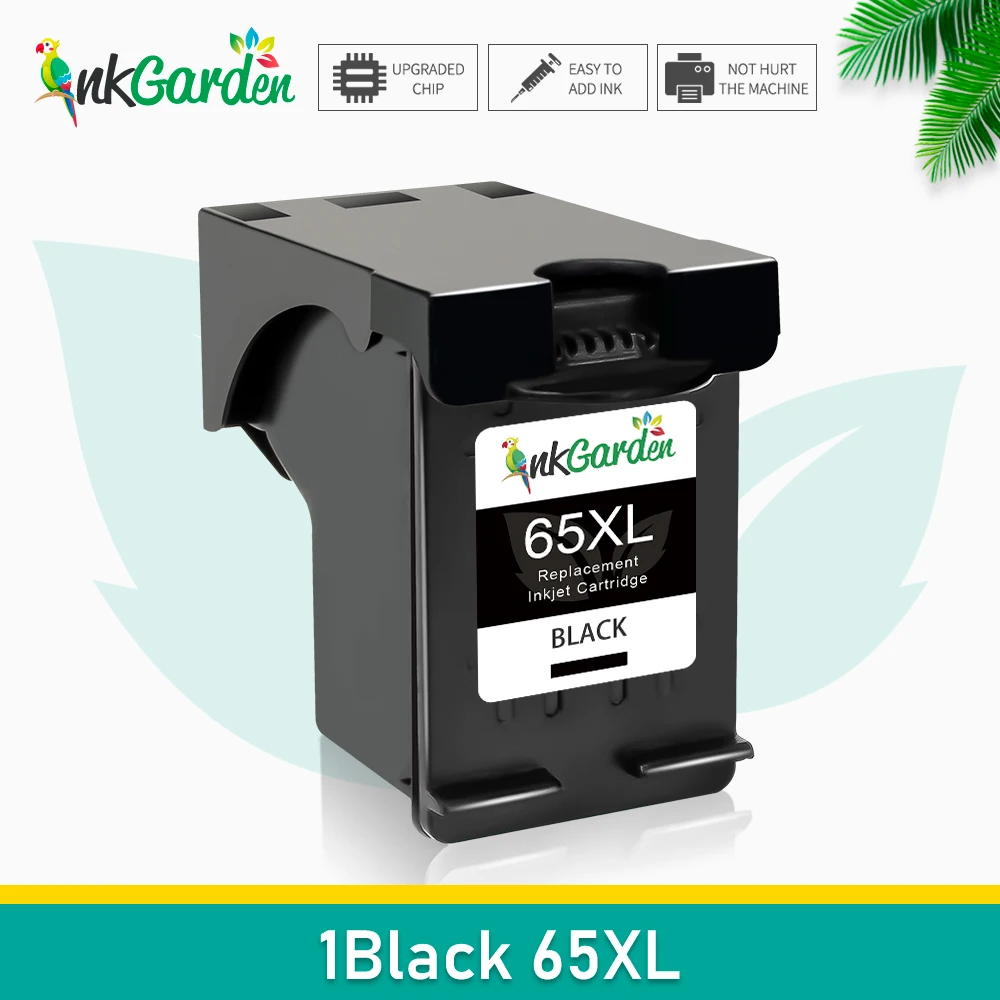 Ink Garden 65XL Ink Cartridge Compatible For HP 65  Envy 5010 5020 5030 5032  5052 5055 2625 2628 2630 2632 2633  Printer