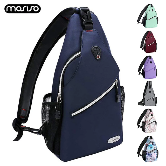 MOSISO Waterproof Sling Chest Bag Backpack Multipurpose Crossbody Shoulder  Bag for iPad Pro Air Men Women