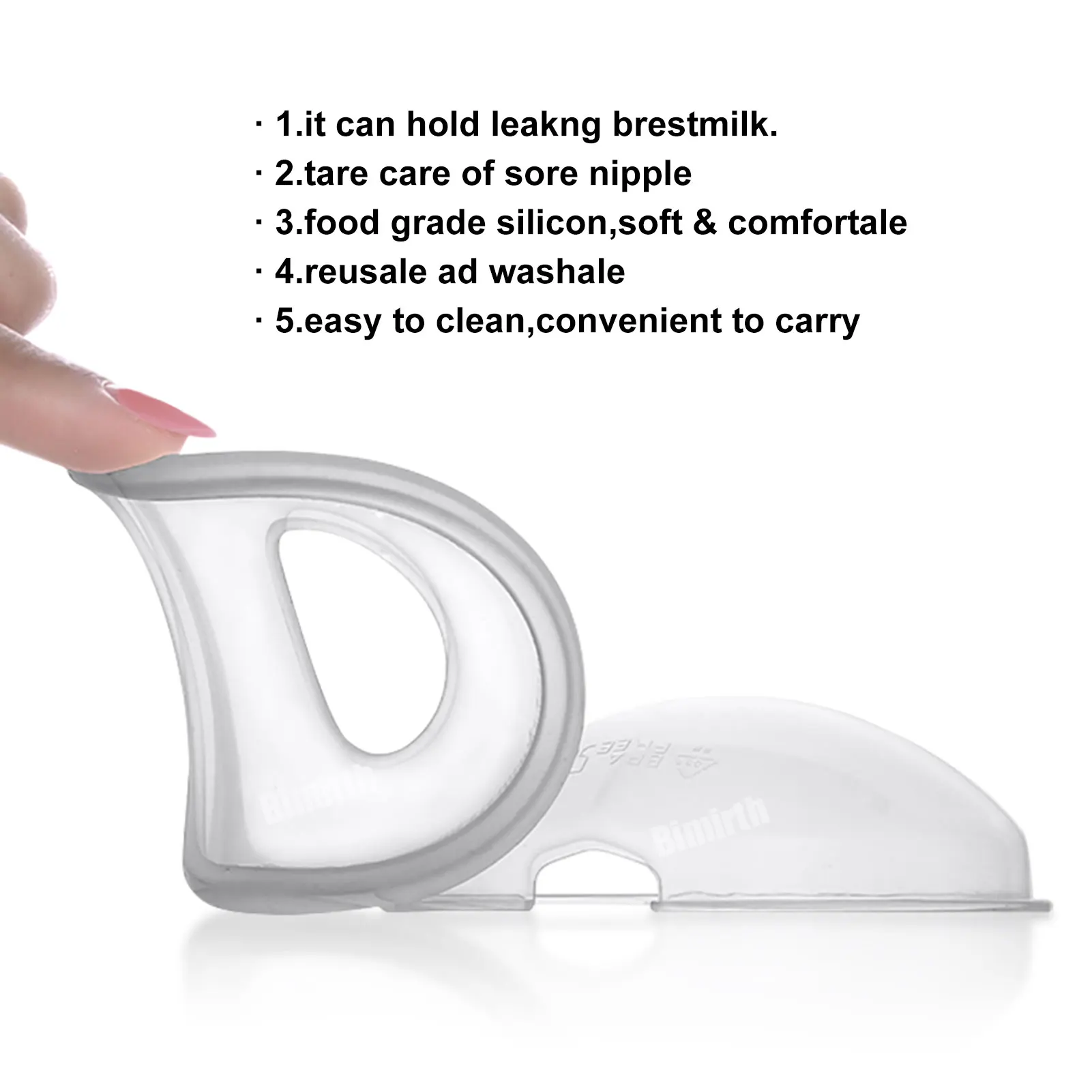 Silicone Wearable Breastmilk Collector For Breastfeeding Collect Baby Feeding Milk Saver Protect Sore Nipples Breastmilk Catcher