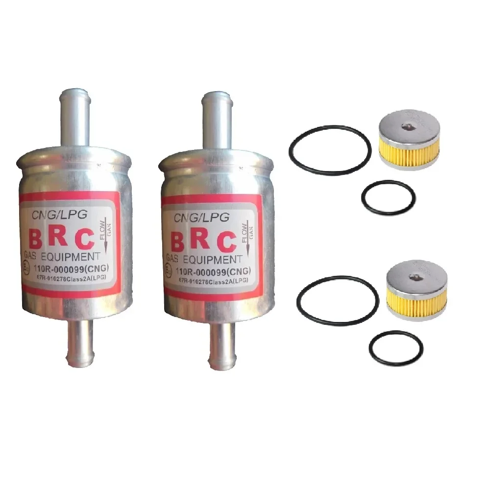 Memtex LPG/CNG Gas Filter – 12mm X 12mm Inlet/Outlet, Compatible With KME/STAG/Zenit/BRC, 2-Pack, Bulgaria-Made