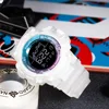 SMAEL 8082  multifunctional single display electronic watch electronic watch student sports large dial waterproof 4