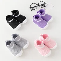 Toddler Baby Summer Mesh Breathable First Walker Pure Color Girls Boys 0-3T Non-Slip Casual Shoes Lightweight Sneakers Sandals 6