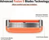 Shaving Razor Blades shaver Manual Shaver Safety Straight Razor Blade Holder Manual Shaver Head Set Replace head 4