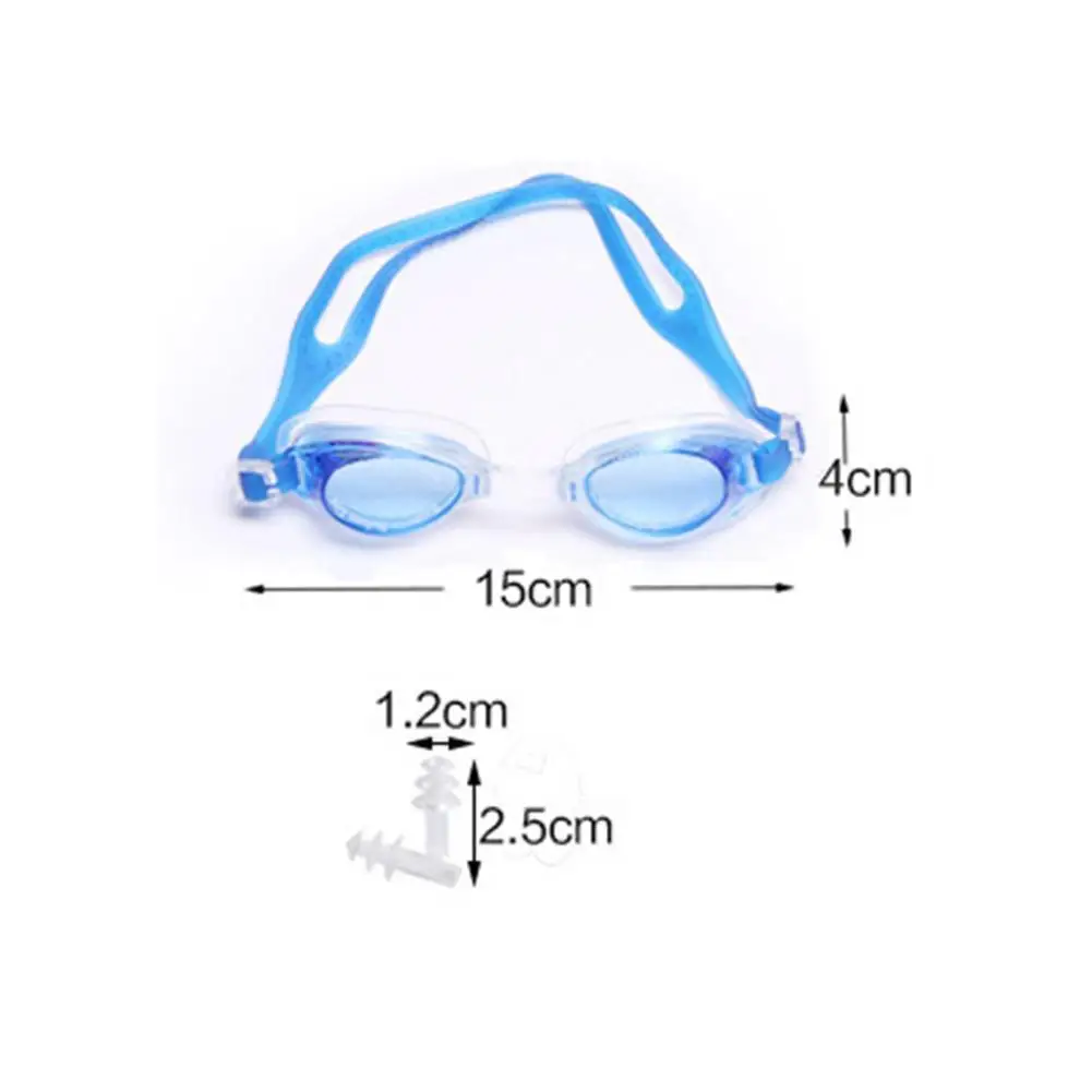 Outdoor Swim Goggles for Kids Anti-Fog HD Protection Swimming Glasses With Earplugs Swim Eyewear Pool Water Sport Glasses New