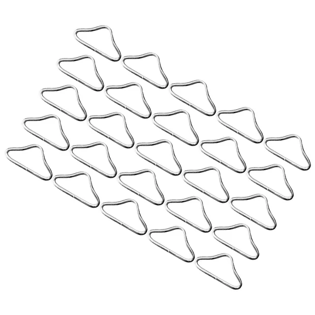 30 Db Gyerek Matrac Trambulin Háromszög Gyors Csatlakoztatási Gyűrűk Csat Ugróágy 4,3X2.6 Cm Horganyzott Acélhuzal -Gyermek