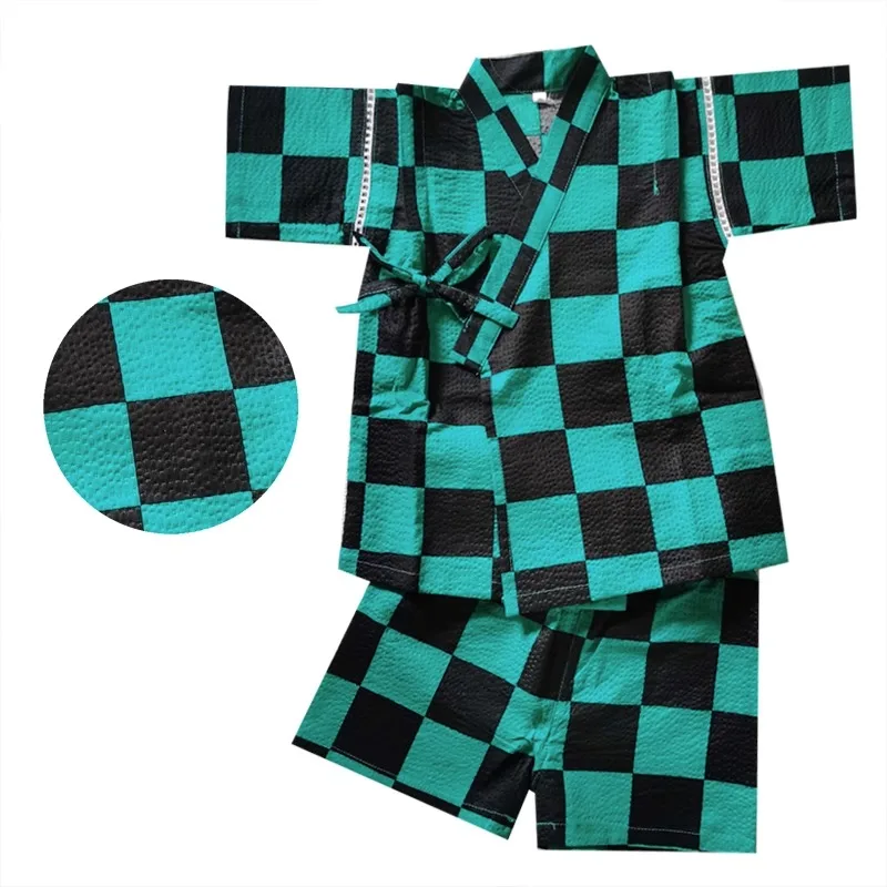 Devil Hunter Anime Cosplay Costume Pajamas Tanjirou Nezuko Zenitsu