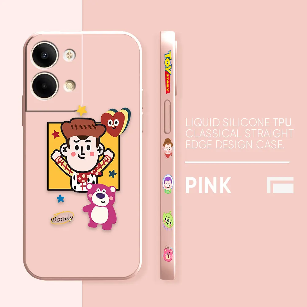 thumbnail image 1 of Case For OPPO RENO 8 7 9 6 7SE 5 4 4SE 4 3 4G 5G PRO PLUS Colour Simple Liquid Silicone Case Cartoon Funny Toy Story Mania, 1 of 5