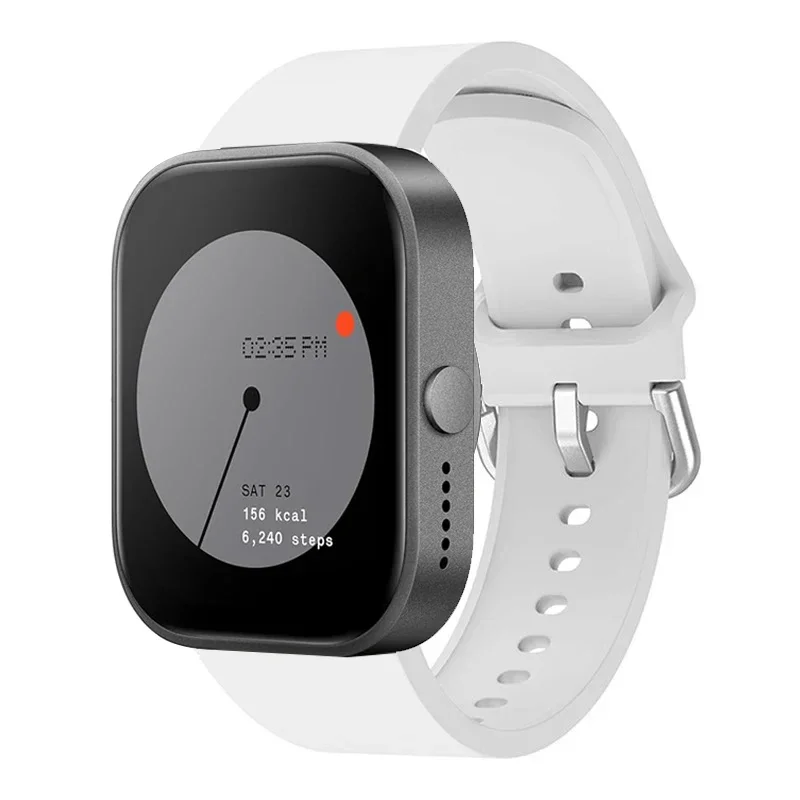 Versatile Silicone Rubber Smartwatch Band - Loop Strap Bracelet in 20mm & 22mm Sizes