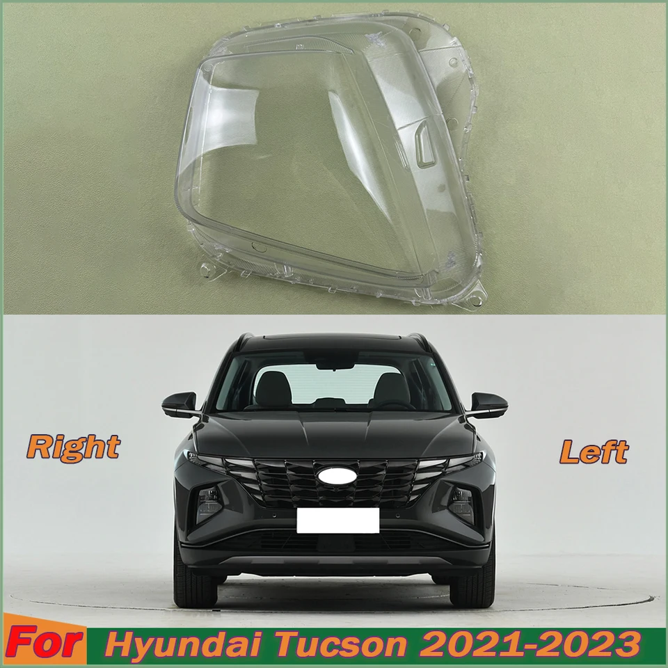 Lentille De Phare Droit Pour Hyundai Tucson 2015-2018 - Coque Transparente En Polycarbonate, Remplacement D'origine, Protection Contre Cassures Et UV