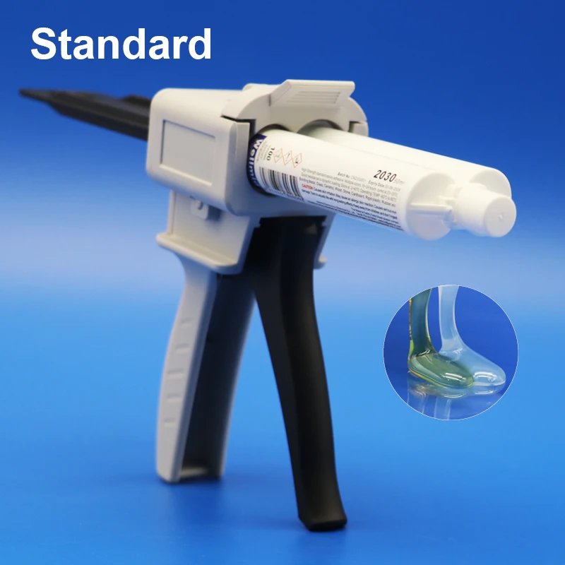 

2030 50ml Yellow Transparent Standard Epoxy Adhesive 100 Mins Slow Cured 2 Part Resin With Hardener Bonded Metal Plastic AB Glue