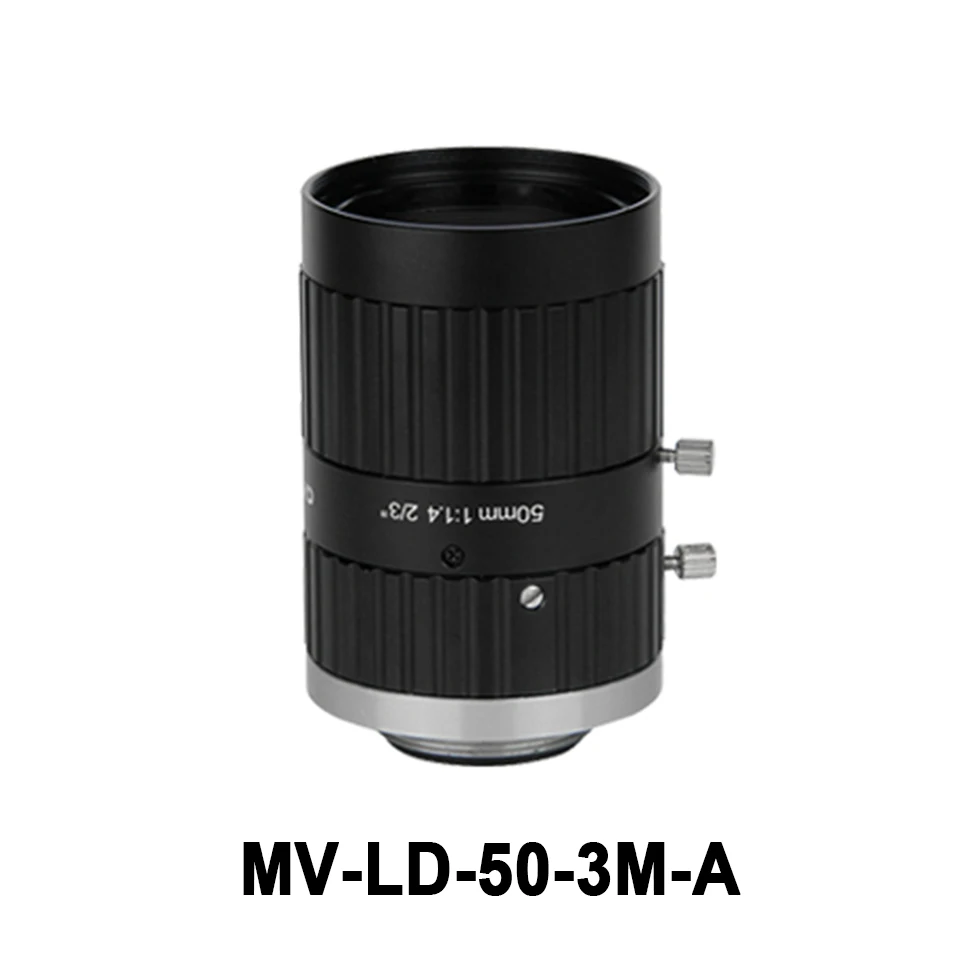 3MP 16mm 2/3 MV-LD-16-3M-A C-마운트 렌즈 비전 검사용 산업용 머신 비전 렌즈