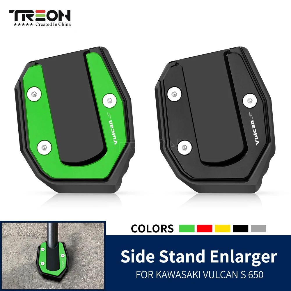 For Kawasaki Vulcan S 650 VN650 2015-2022 Motorcycle Rear Passenger Foot Pegs Parts Pedal Black