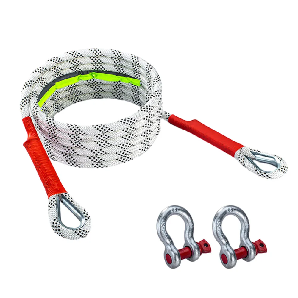 

Exceptionally Durable Off Road Car Towing Rope Thickened High Density Weave High Ductility Highly Elastic Construction