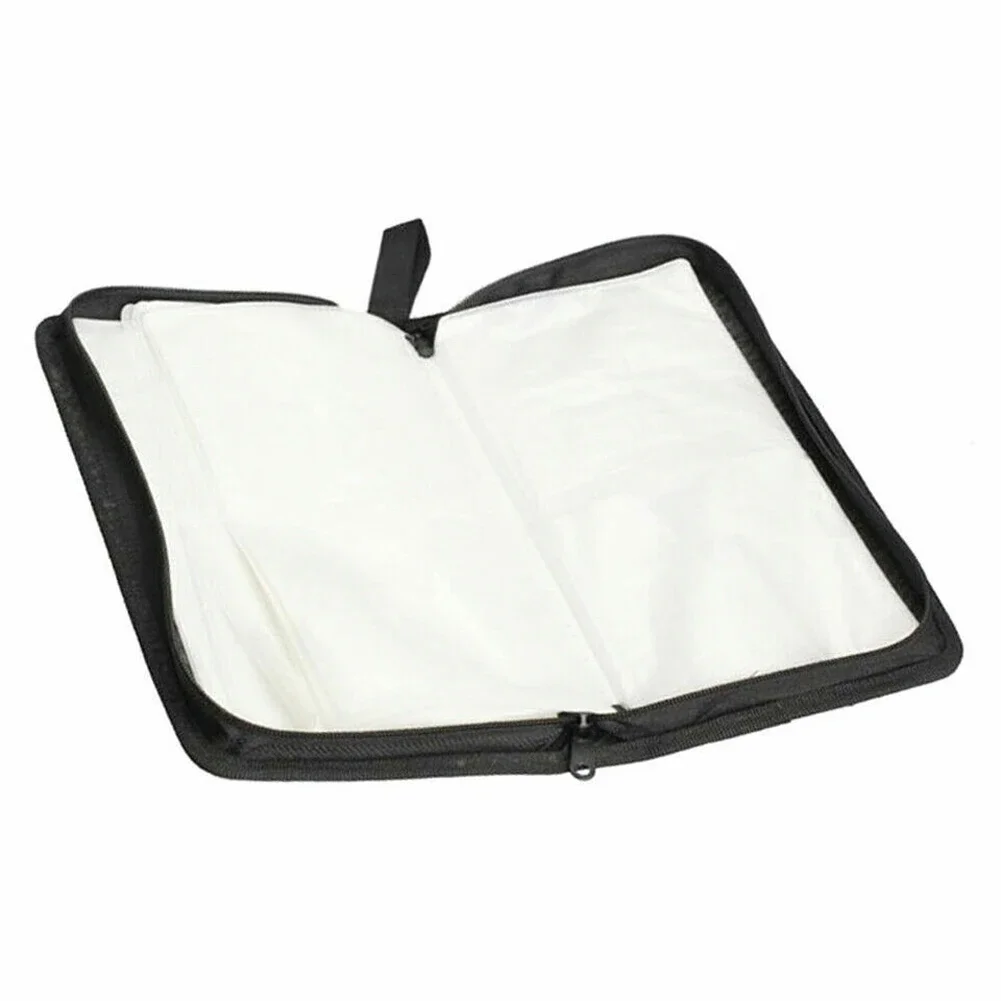 CD/DVD Disc Carry Case Handbag 80pcs Capacity Album Storage Sleeve Portable Disc CD VCD DVD Carry Bag Wallet Album Carrying Case