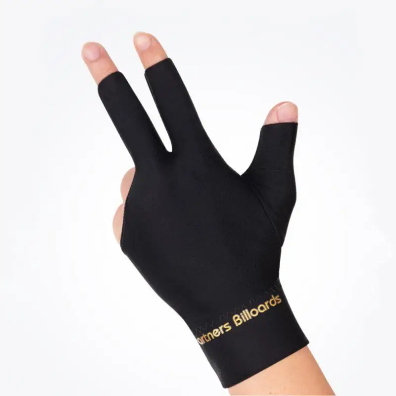 Billiards Three Fingers Glove Eight Snooker Billiards Non Slip Stickers Left Hand Snooker Billiard Glove Billiard Accessories