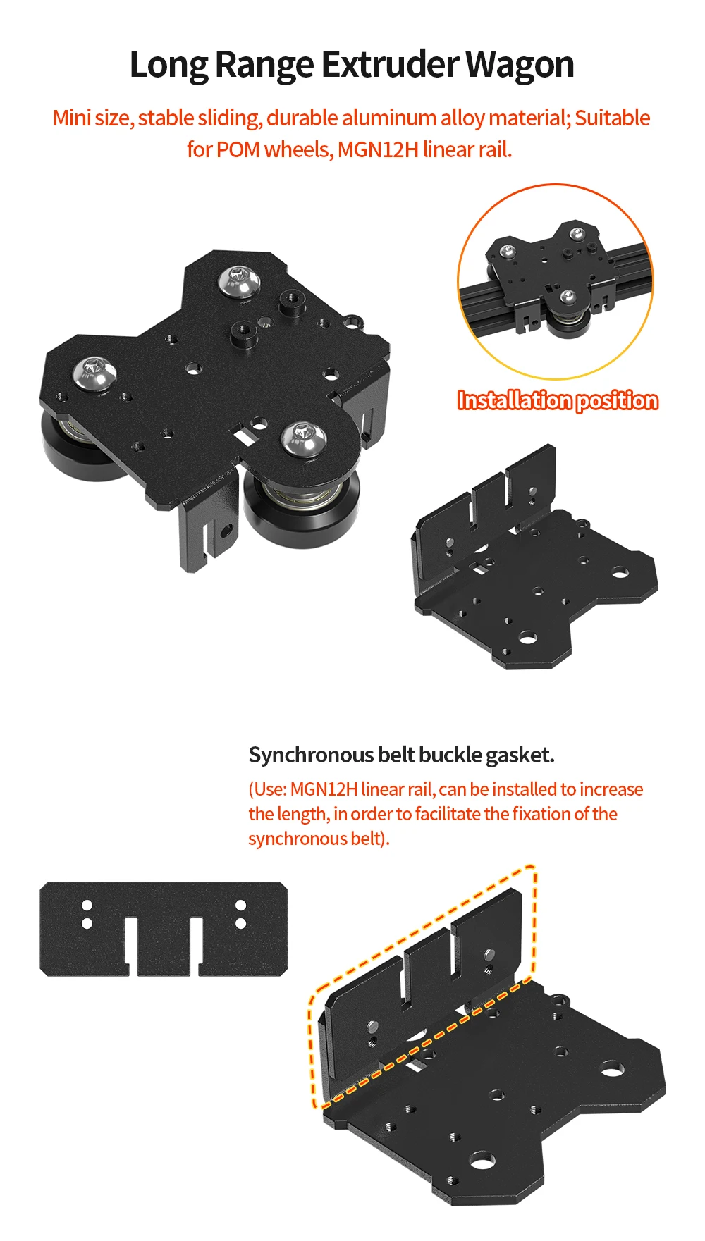 Backplane Bracket, Ender 3, Ender 3, Cr10