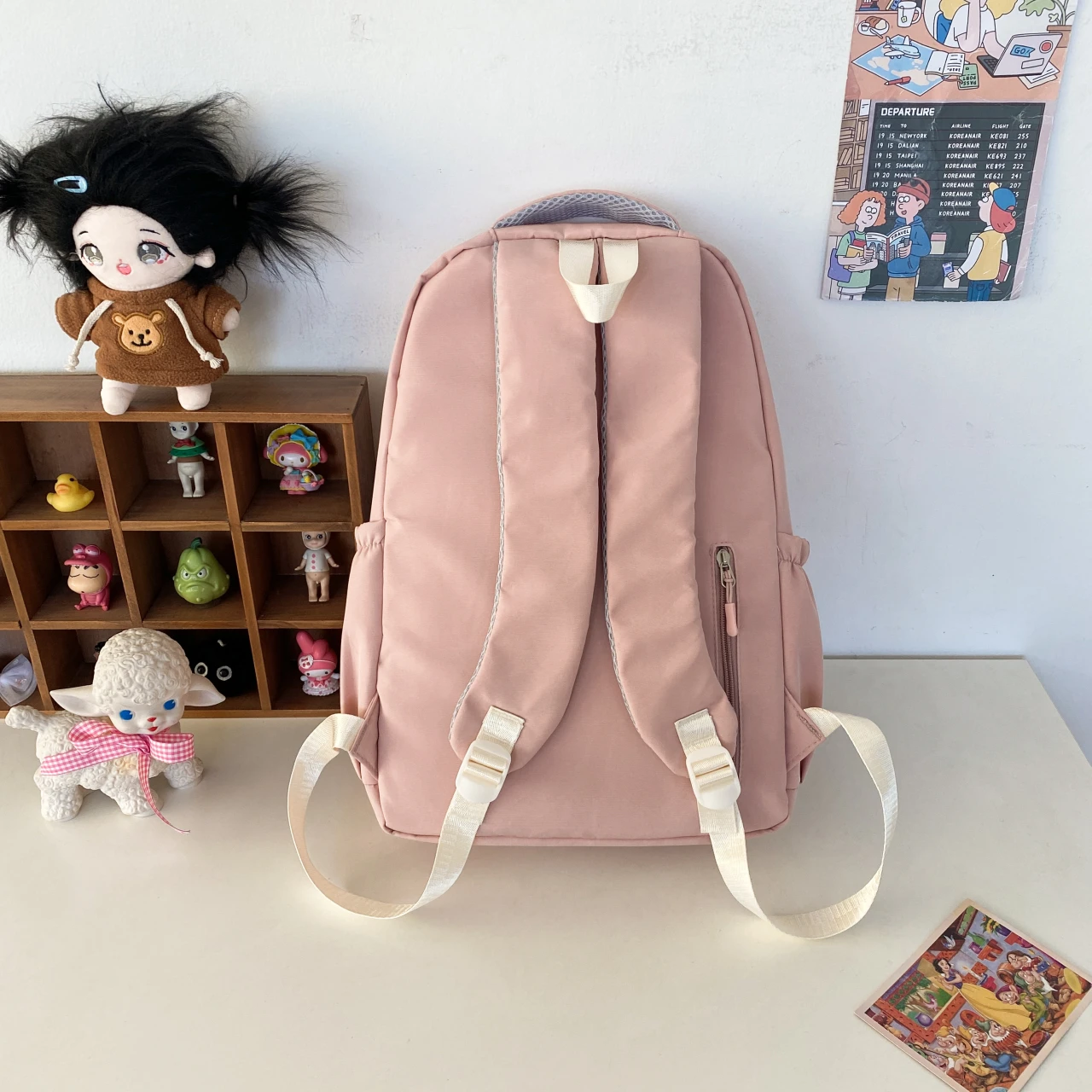 High Capacit Kawaii school Backpack for Girls cute Mochila  Waterproof bookbag Teens College Student Large Travel Shoulder Bag