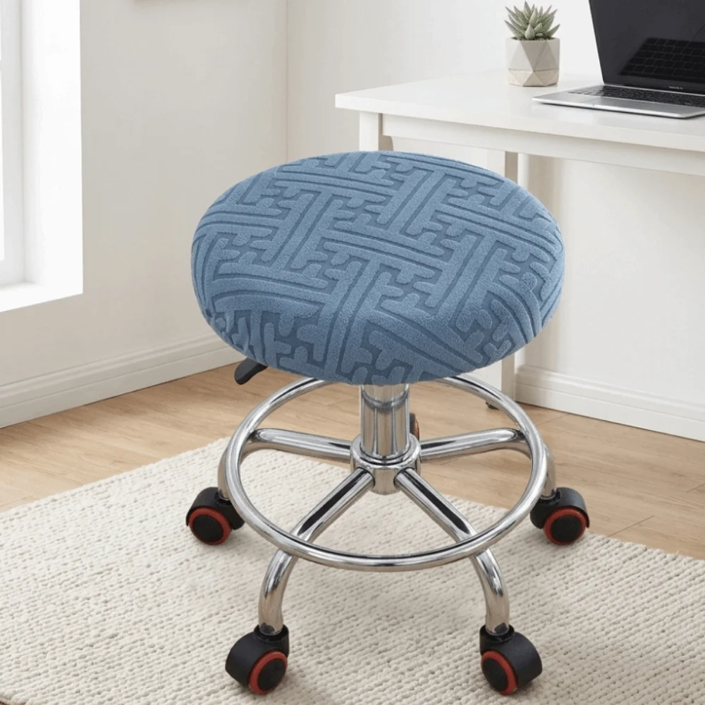Easy Care Stretchable Bar Stool Cover - Soft, Skin-Friendly, Breathable, Dust-Proof Seat Protector