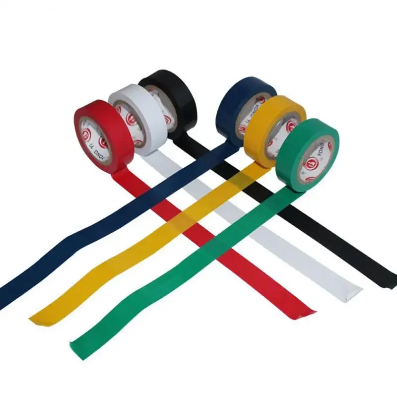 

Color Electrical Tape PVC Wear-resistant Flame Retardant Lead-free Insulating Waterproof Eletrician Waterproof Tape White Black