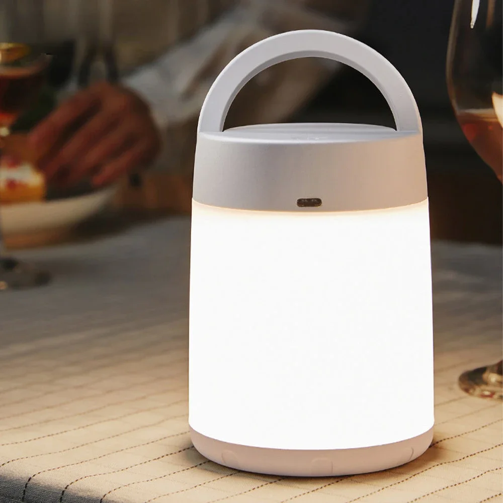 

Dimmable Led Rechargeable Night Light Bedside Table Lamp Atmosphere Lighting for Camping Rechargeable Nursing Lamp