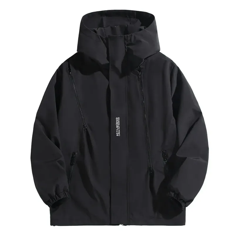 

10XL 12XL Plus Size Windbreaker Men Waterproof Jacket Solid Color Black Windbreaker Coats Male Big Size Outdoor Outerwear