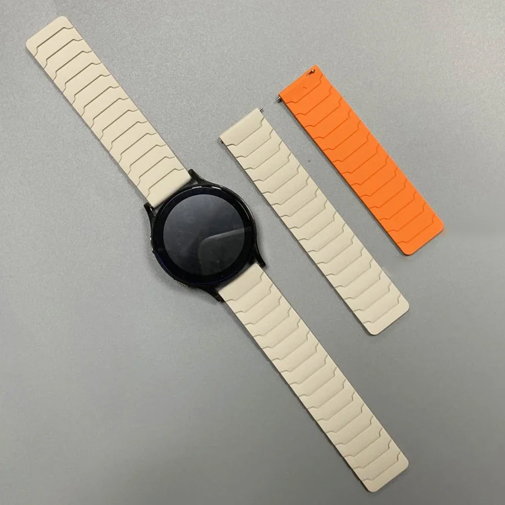 Magnetic Silicone Loop Strap in 20mm/22mm