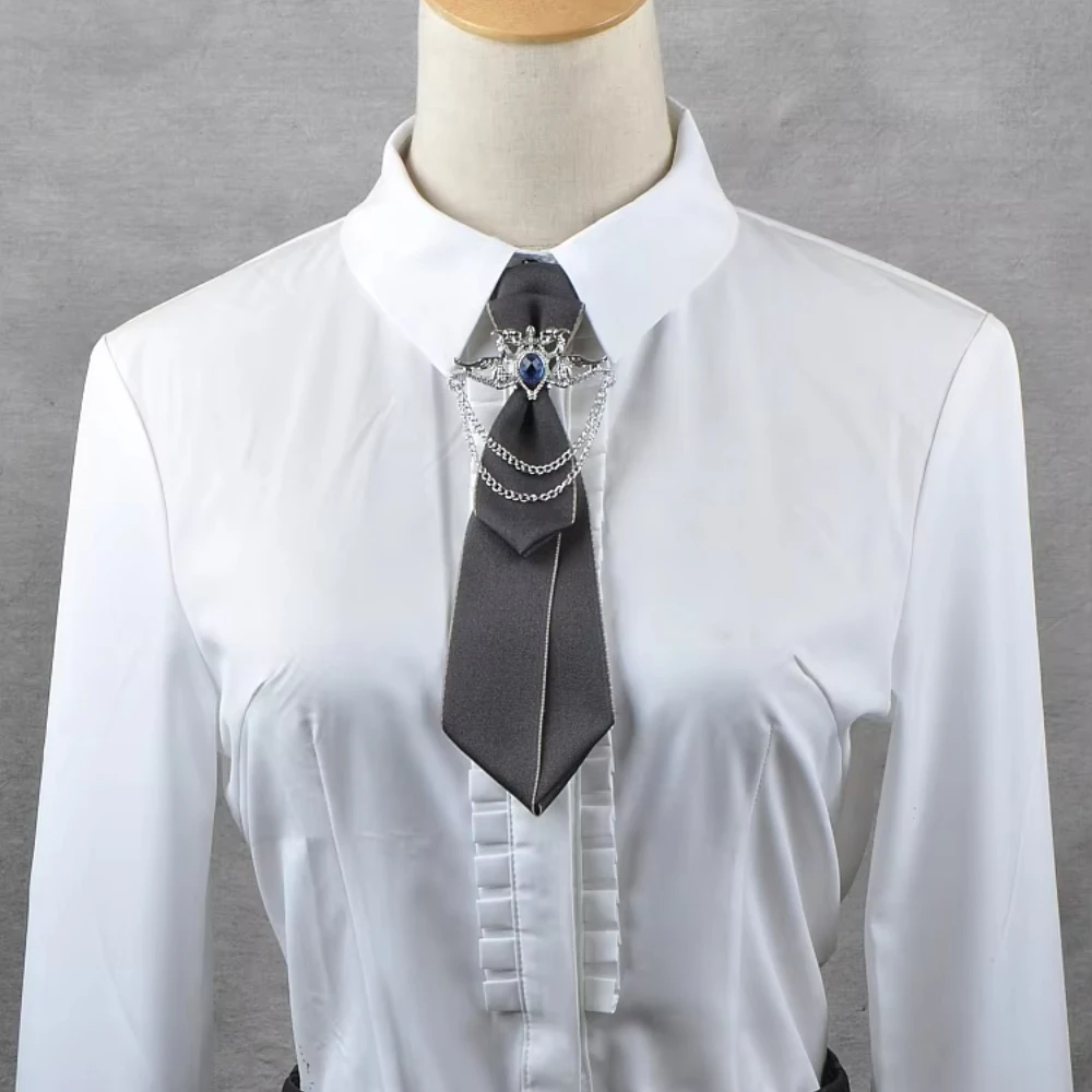 Bow Tie Necktie Set Unisex Handmade Bowtie