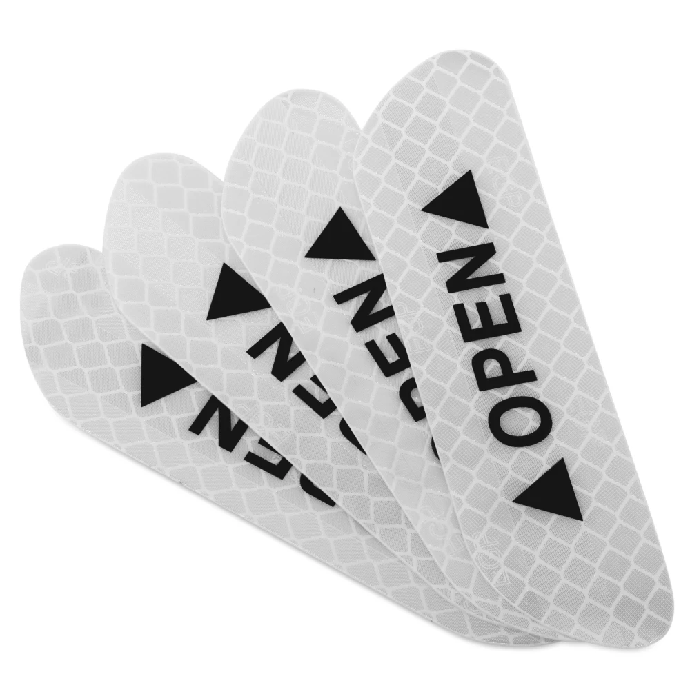 Car OPEN Reflective Sticker For nissan qashqai j11 j10 x-trail juke pathfinder almera tiida sunny micra k12 np300 te