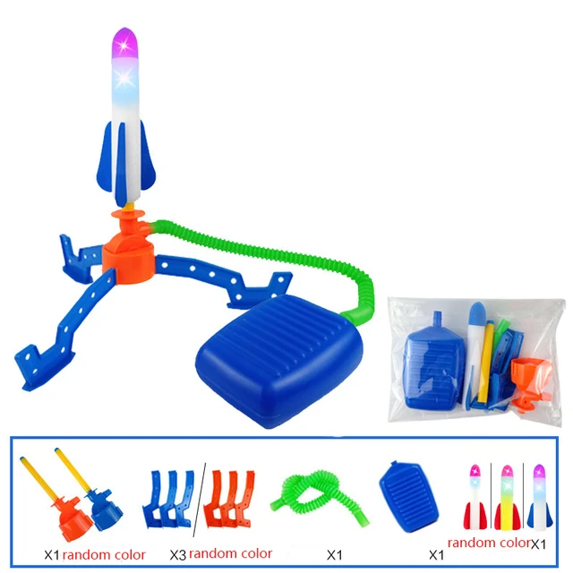 Flying Rocket Toys Feet Step on The Sky Launcher Flying Parent-child Interactive Puzzle Games Children Outdoor Sports Boys Toys 3