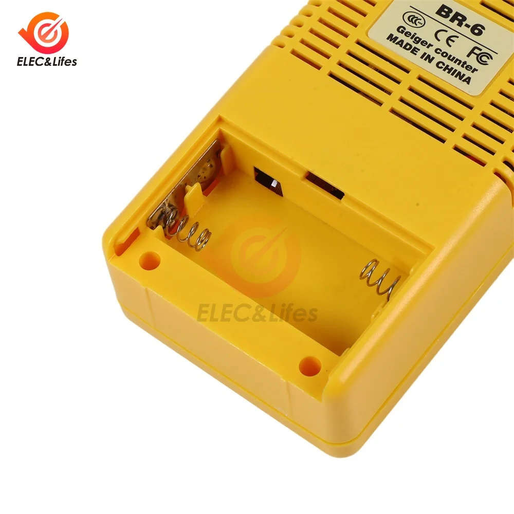 Nuclear Wastewater Geiger Counter Nuclear Radiation Detector Personal Dosimeter X-ray Beta Gamma Detector LCD Radioactive Tester 5