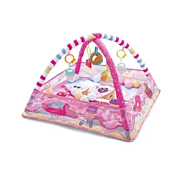 Baby Early Stage Fitness Frame Multifunctional Game Activity Mat Kids Fitness Rack Fence Crawling Blanket Rug Enlightenment Toy