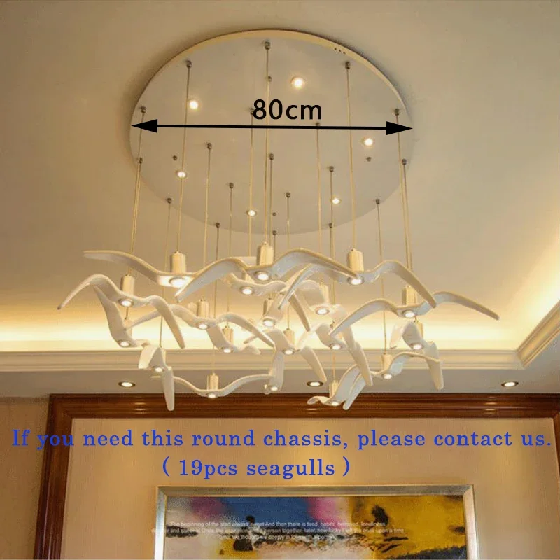 Modern Seagull Design Pendant Light Image 12