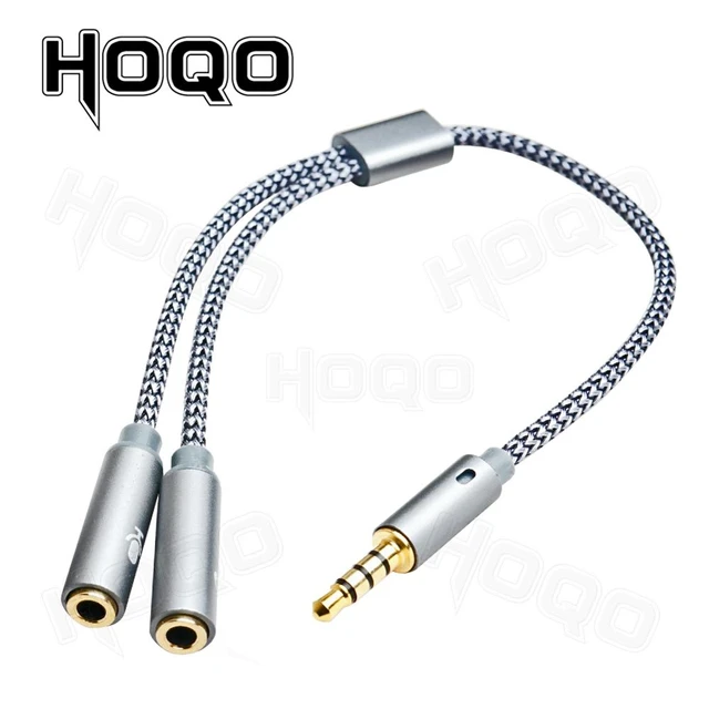 Aux Splitter Cable Male 2 Female Stereo 3.5mm  Ugreen Headphone Splitter -  Headphone - Aliexpress