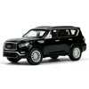 1:64 Scale Diecast Infiniti QX80 2020 Simulation Static Car Model 1/64 Miniature Car Model Fans Collection Display Decoration 2