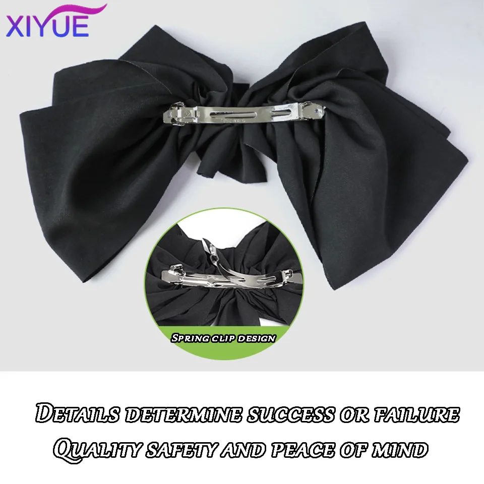 XIYUE Synthetic ponytail wig for women with long curly hair clip high ponytail sweet bow low braid fake ponytail