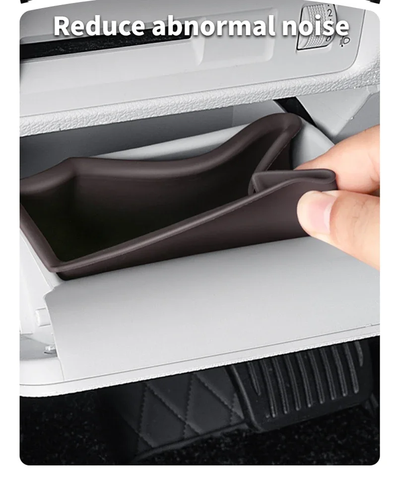 For Byd Song Plus Seal U Dmi Ev 2020-2025 Steering Wheel Front Storage Box Multifunctional Silicone Waterproof Protective Case