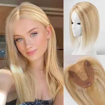 Tupet/topper damski naturalny clip-in 35cm baza lace front 13x14cm - obrazek 2