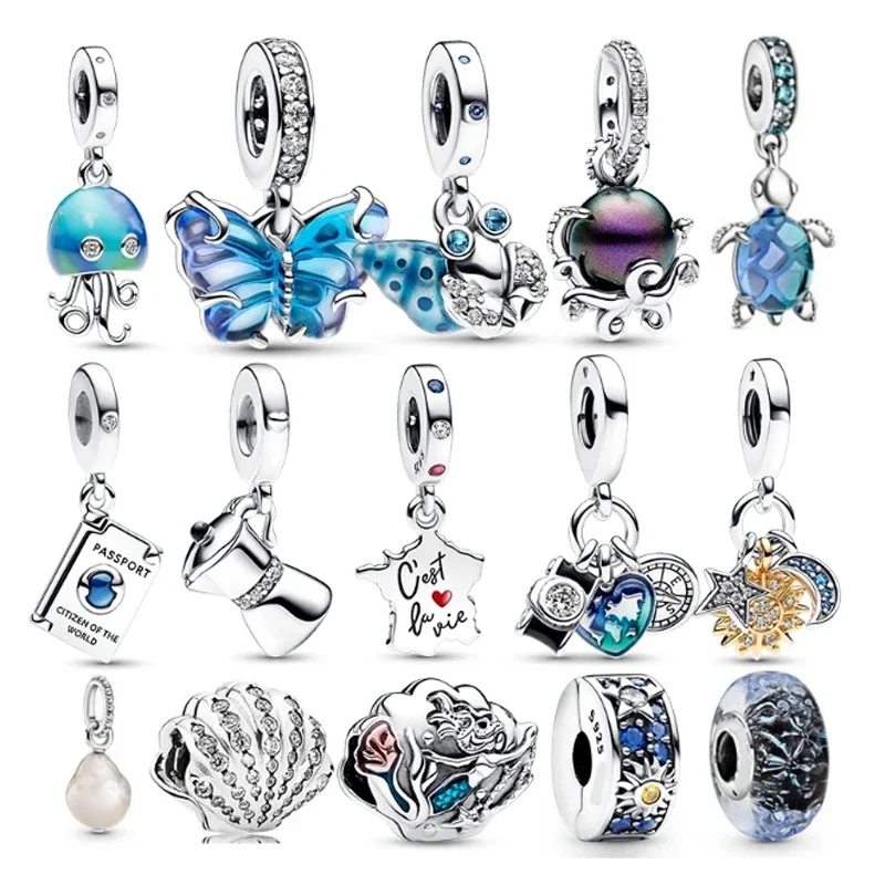 

Женский браслет из серебра 2024 пробы с бусинами