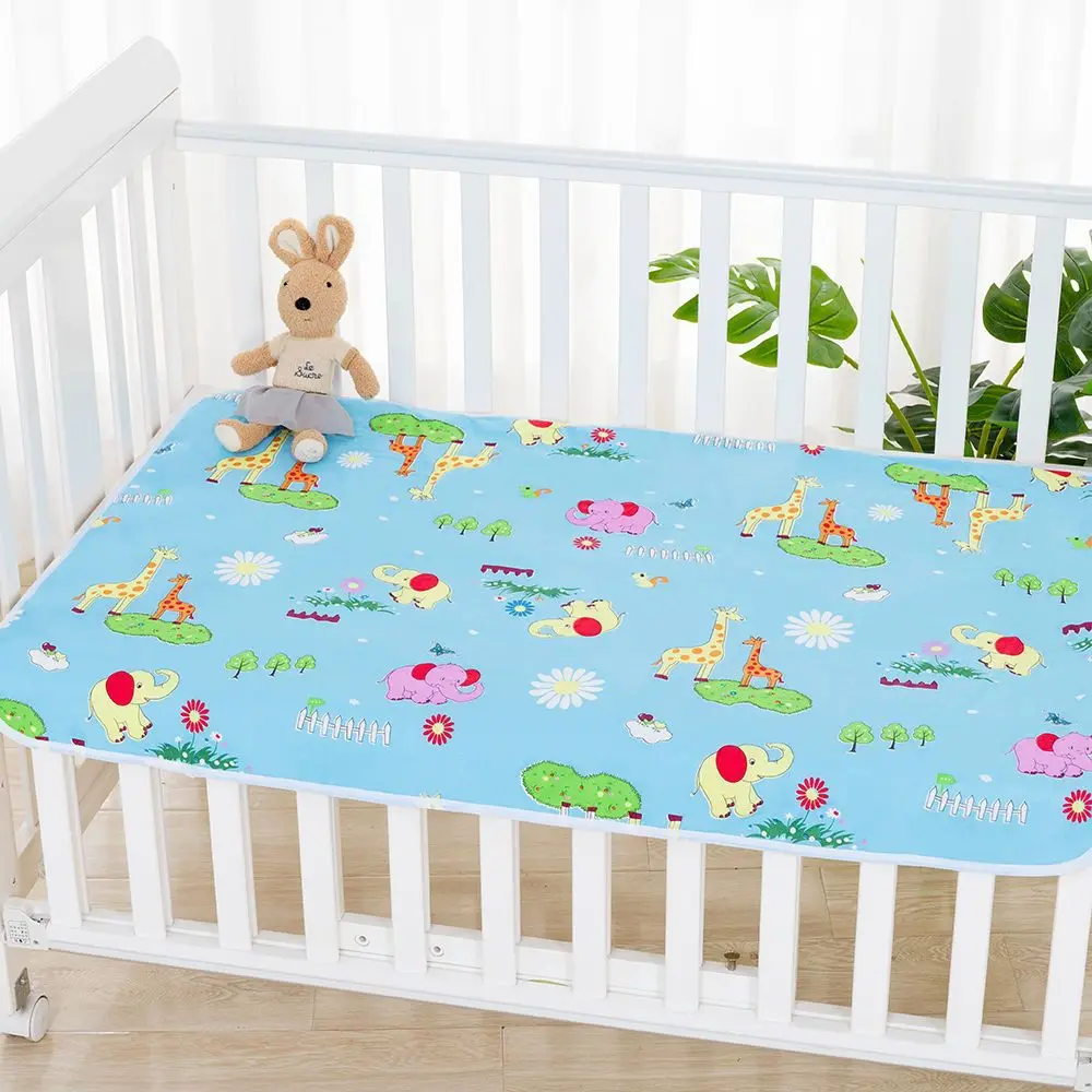 Diaper Changing Pad Waterproof Mat Portable Cartoon Reusable Infant Bedding Nappy Changing Mat