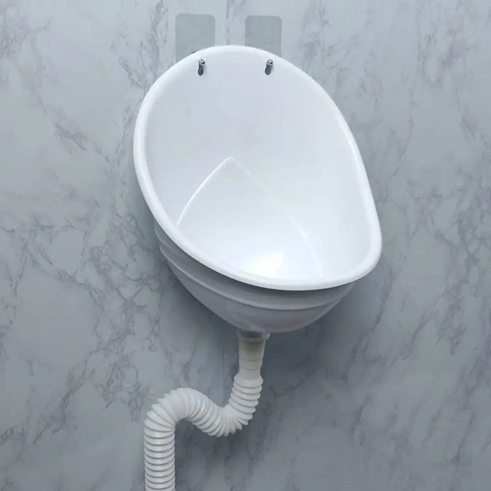Waterless Wall-Mounted Urinal Anti-Odor Drain Design Urine Diverter Easy Installation Kid Bathroom Toilet Urinal