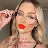 TR90 Metal Irregular Rhombus Frame Women's Nearsighted Glasses Anti-glare Spring Hinges Myopia Glasses -0.5 -1.0 -2.0 To -6.0 1