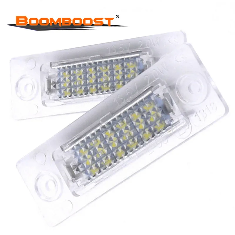12V 6000K 2 Pz Per Volkswagen Passat B5 Per Volkswagen/Skoda/Superb 1/ Caddy/Jetta/Golf 18 Led Numero Targa Lampada