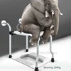 Squat Change To Sit Bathroom Toilet Chair Foldable Aluminum Alloy Shower Stool for Elder Pregnant Woman Bearing 180kg 3