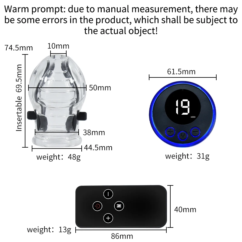Electro Shock Sex Toys Penis Sleeve Trainer