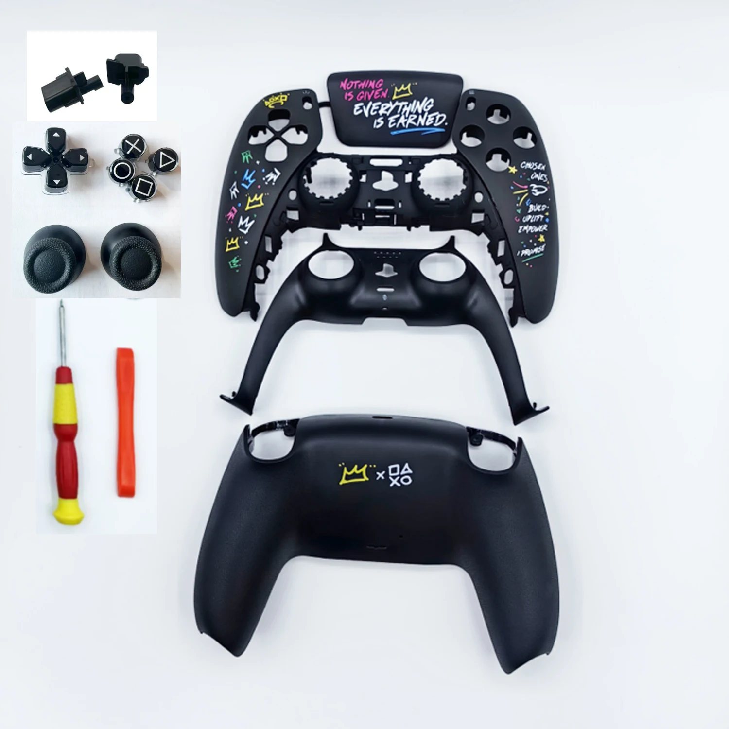 غطاء بديل لوحدة التحكم PS5، ملحقات محيطية PS5، غطا...