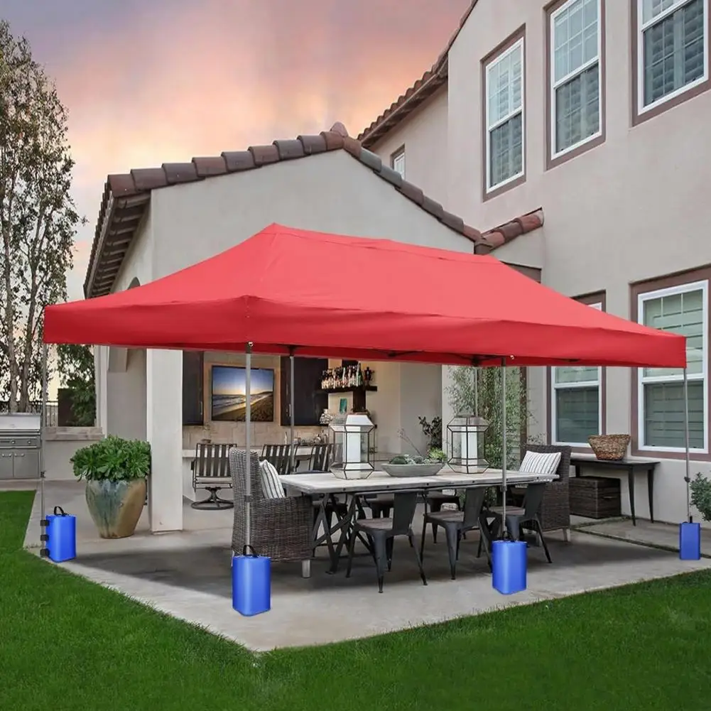 Leak-proof Canopy Weights Heavy Duty Canopy Water Weight Bags for Windproof Sun Shelter Gazebo Leg Weighting 4 Pack for Patio