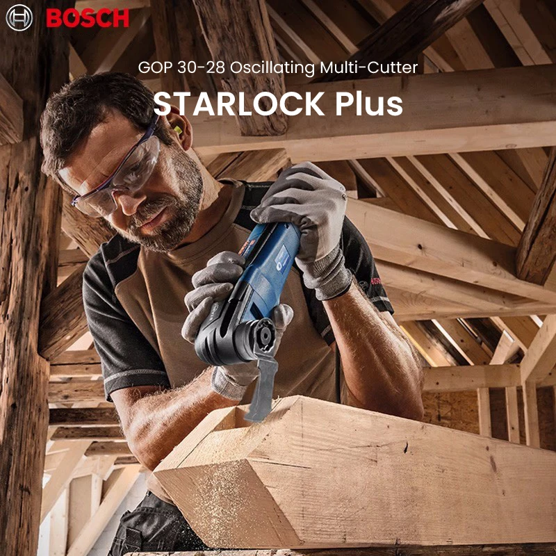 Фото Шлифовальный станок Bosch GOP 30-28, Осциллирующий многофункциональный инструмент для резки и полировки электроинструмента №5