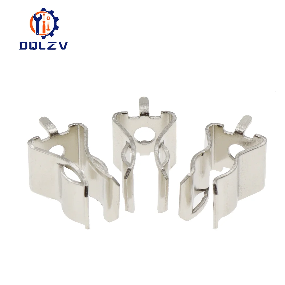 10X38MM Fuse Clip Fuse Holder Insurance Header Copper Clamp 10*38MM Fuse Tube Support Fuse Holder For