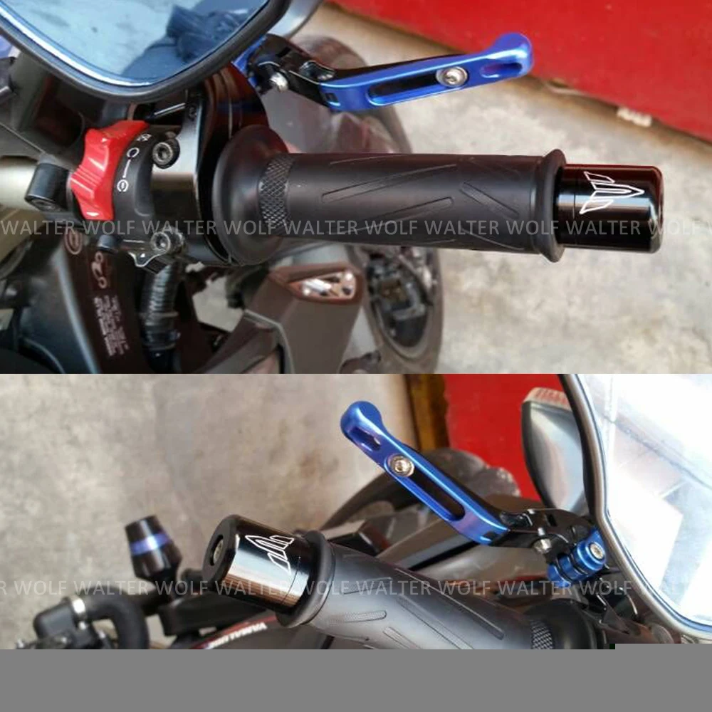 Poignées Et Embouts De Guidon Pour Yamaha MT-07 (2014-2024) - Aluminium Et Caoutchouc - Couleurs Assorties - 10